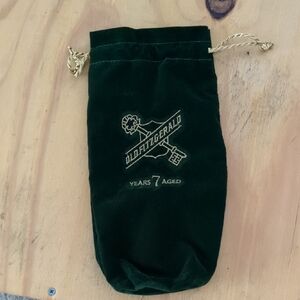 NEW Old Fitzgerald Bourbon 7 Year Green Velvet Bag